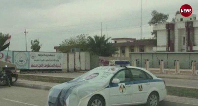 العبادي يامر بالتحقيق مع محافظ الانبار لوضع شرطي صورته على سيارة الشرطة