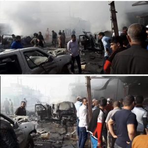 تفجير ارهابي في القيارة يؤدي لمقتل وجرح العشرات في الموصل