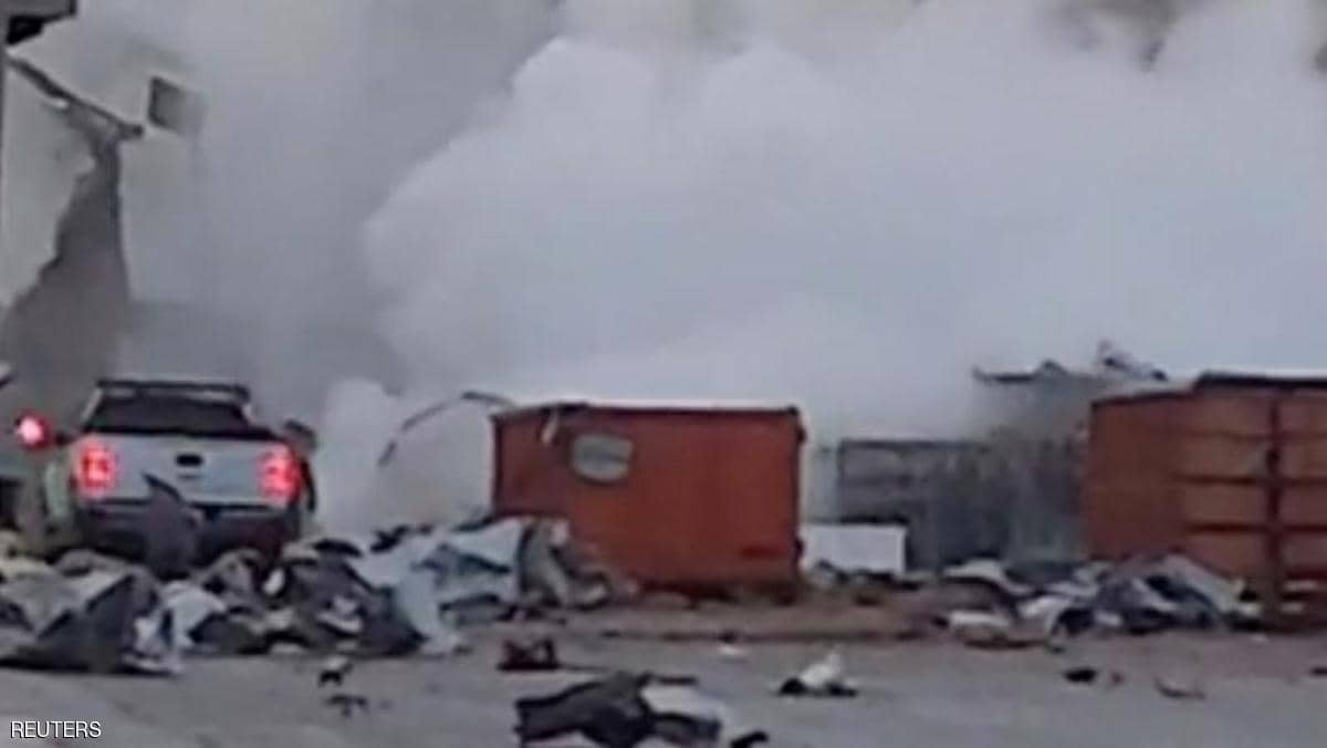 انفجار مصنع طائرات أميركي بولاية كانساس