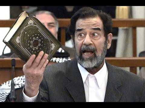 نشر الخطاب الاخير للرئيس صدام حسين لاول مره
