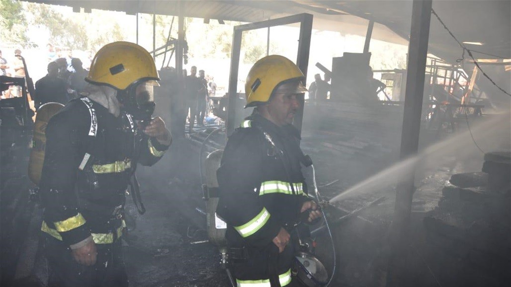 حريق قرب سجن "التسفيرات" في بغداد