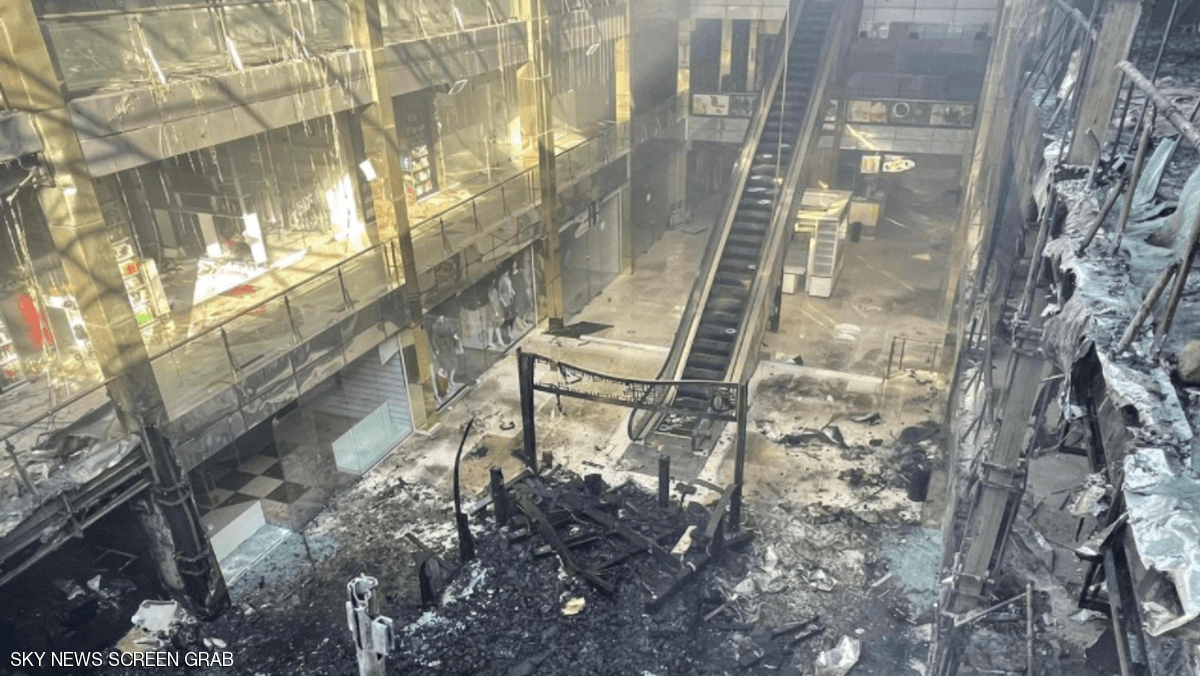 حريق ضخم في “أربيل مول” الجمعة