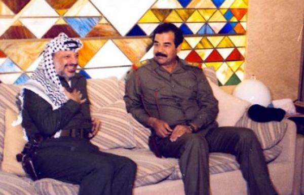 صدام وعرفات
